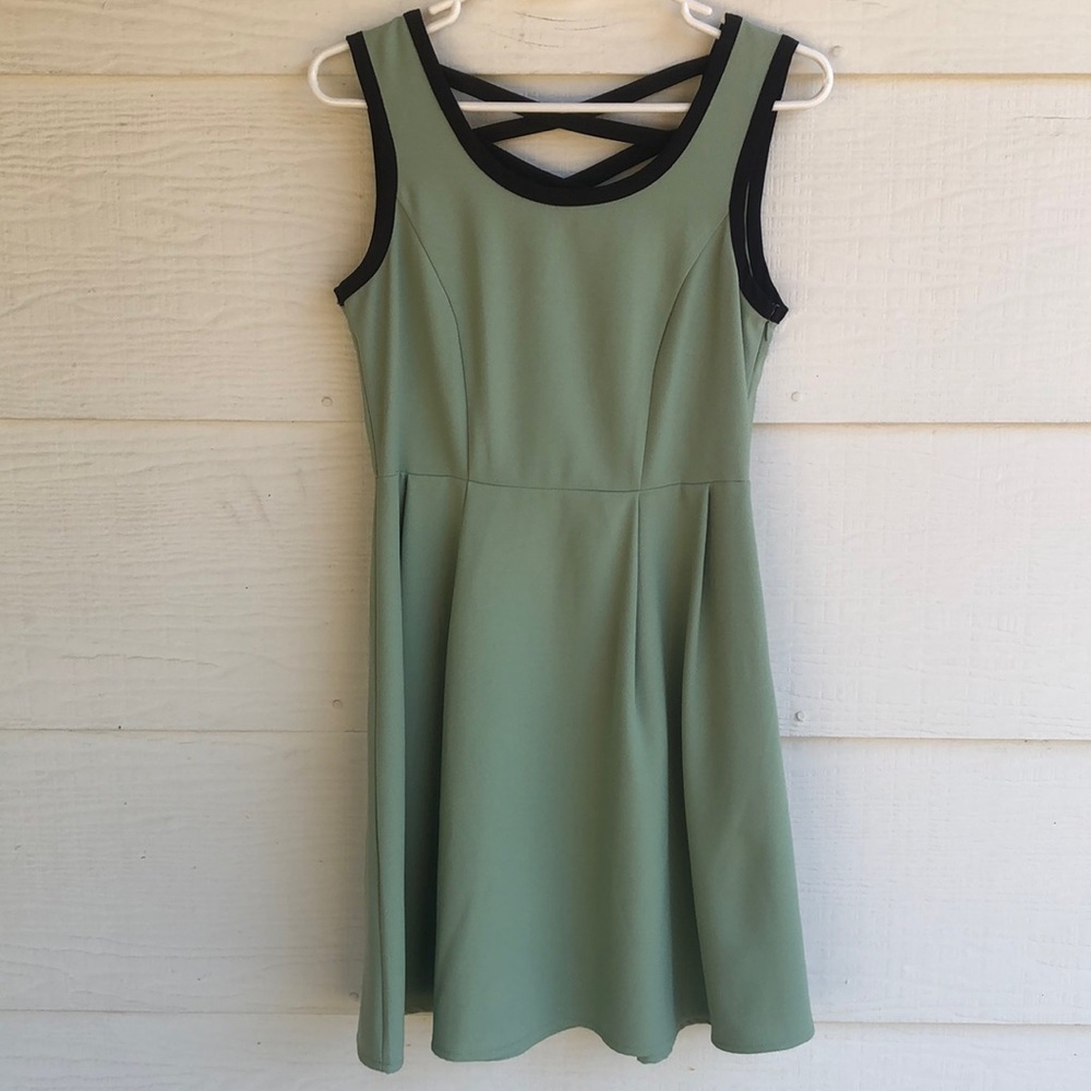 YA Los Angeles Mint Green Mini Dress
